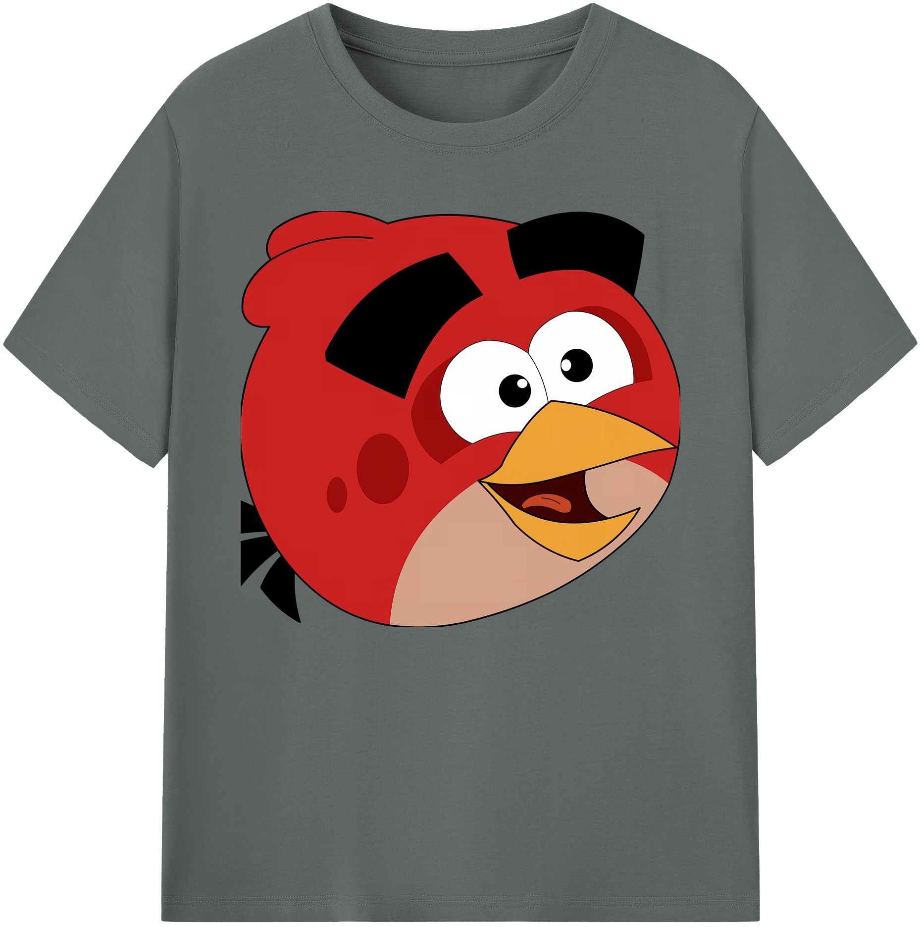 （画像用） Angry Birds アングリーバード 綿100％ メンズ半袖Tシャツ｜肌触りやわらか＆通気性